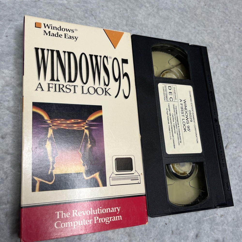 Microsoft Windows 95 A First Look,‎ The revolutionary computer program VHS Tutor